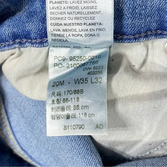 Levis Signature Gold Jeans Women's 20M Blue Bootcut Mid Rise Stretch Denim NWT - Picture 11 of 15